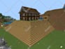 build survival base and village structure in minecraft