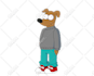 draw you yellow character simpson