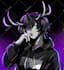 draw custom black and white anime icon or profile picture