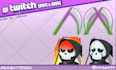create twitch emotes , stiker and badge for you in 24 hours