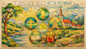 create stunning vintage stained glass posters