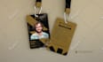 design modern id badge, name card, lanyard, id card
