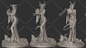 sculpt 3d printing stl file dnd fantasy miniatures character