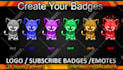 make twitch emotes, twitch badges, twitch sub badges