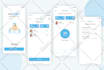design a professional mobile app UI UX in figma