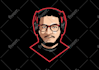draw minimalist avatar  social media profile picture vector