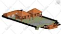 create revit architecture bim 3d  model and rendering