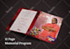 funeral program booklet and obituary design