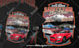draw classic car illustration for event show tshirt