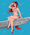 draw a sfw pinup either oc or preexisting character