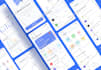 design mobile UI, app UI UX design, app prototype with figma