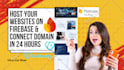host static or dynamic javascript websites on firebase or any hosting