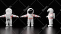 create 3d low poly modeling character rigging for your game or animation