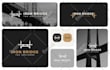 design a professional timeless modern minimalist negative space business logo