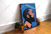 put your image or photo into a frame poster mockup