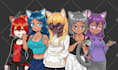 illustrate character in my manga or anime style vector