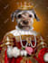 create custom premium royal pet portrait