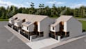 do interior and exterior design with 3d render of house, commercial building