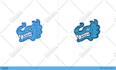 design a creative cartoon mascot logo