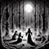 draw detailed gothic dark art illustration, engraving style
