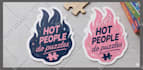 design minimal custom stickers