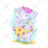 draw cute cartoon character