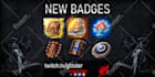 design twitch loyalty or cheer badges