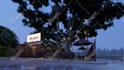 do interior design restaurant cafe bar photo realistic 3d render