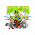 make rat fink cartoon style tshirt illustration
