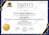 design professional award, diploma and gift certificate