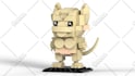 design and create a digital lego brickheadz moc