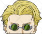 draw cute kawaii anime peeker sticker
