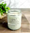 do minimal candle label design, DIY candle care sticker, candle jar 3d mockup