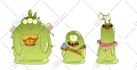 illustrate a pro cartoon character design