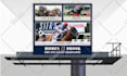 design modern billboard, yard sign, signage, and signboard