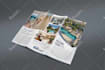 create tri fold brochure design indesign print ready