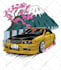 do hand drawn illustration for t shirt design