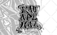 create unique handdrawn typography logo, tshirt and sticker design