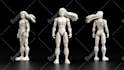 sculpt 3d print stylized character model, statue, mascot, chibi, toys, figures