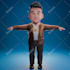 do 3d cartoon character model