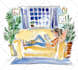 draw a custom watercolor picture for you