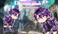 create cute chibi character for your oc, fanart in anime style