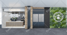 do design and 3d rendering for your cafe and coffee shop