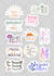 design printable typography motivation inspiration stickers