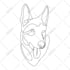 draw your pets single line art
