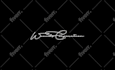 design scripted, handwritten or signature logo