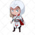 design cute chibi peeker stickers
