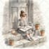 do children book illustration and watercolor illustration