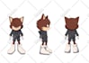 draw and design anime characters or reference sheet for you