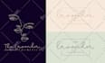 do minimalist botanical boho custom hand drawn logo design